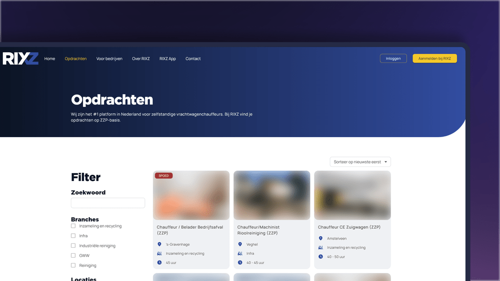 RIXZ Opdrachten